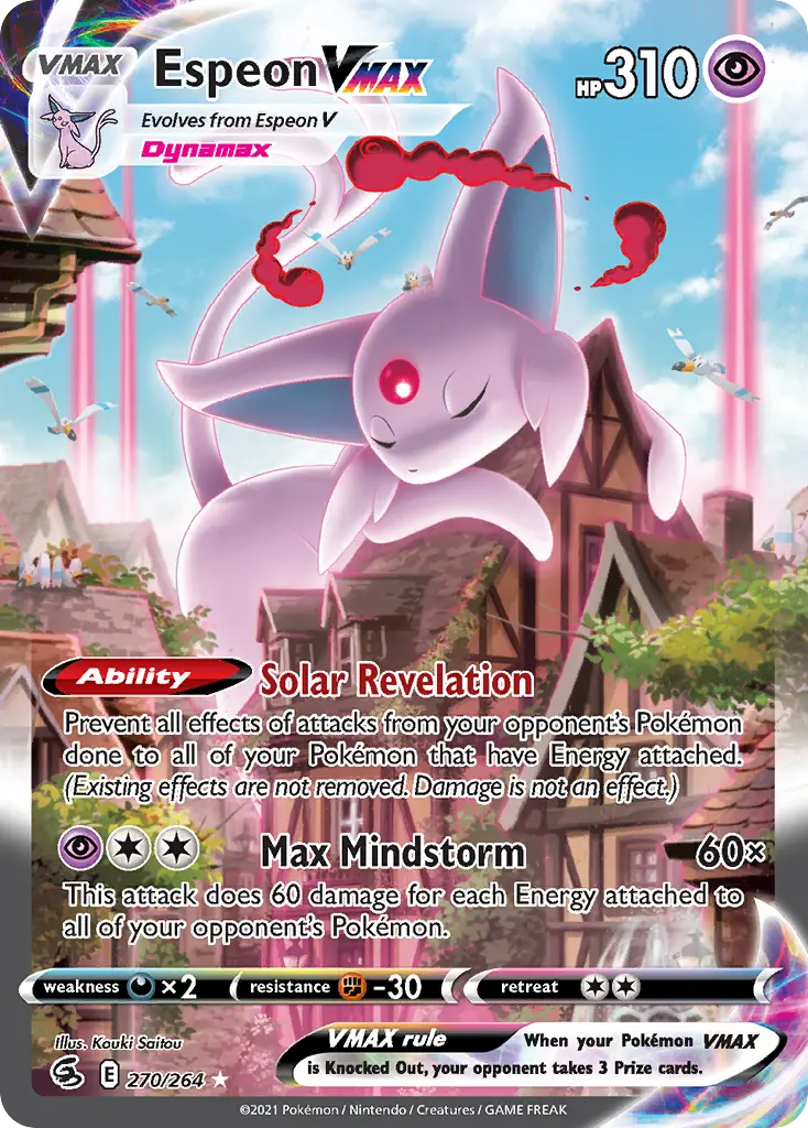 Espeon VMAX (Fusion Strike) - Pokémon in TCG Land México
