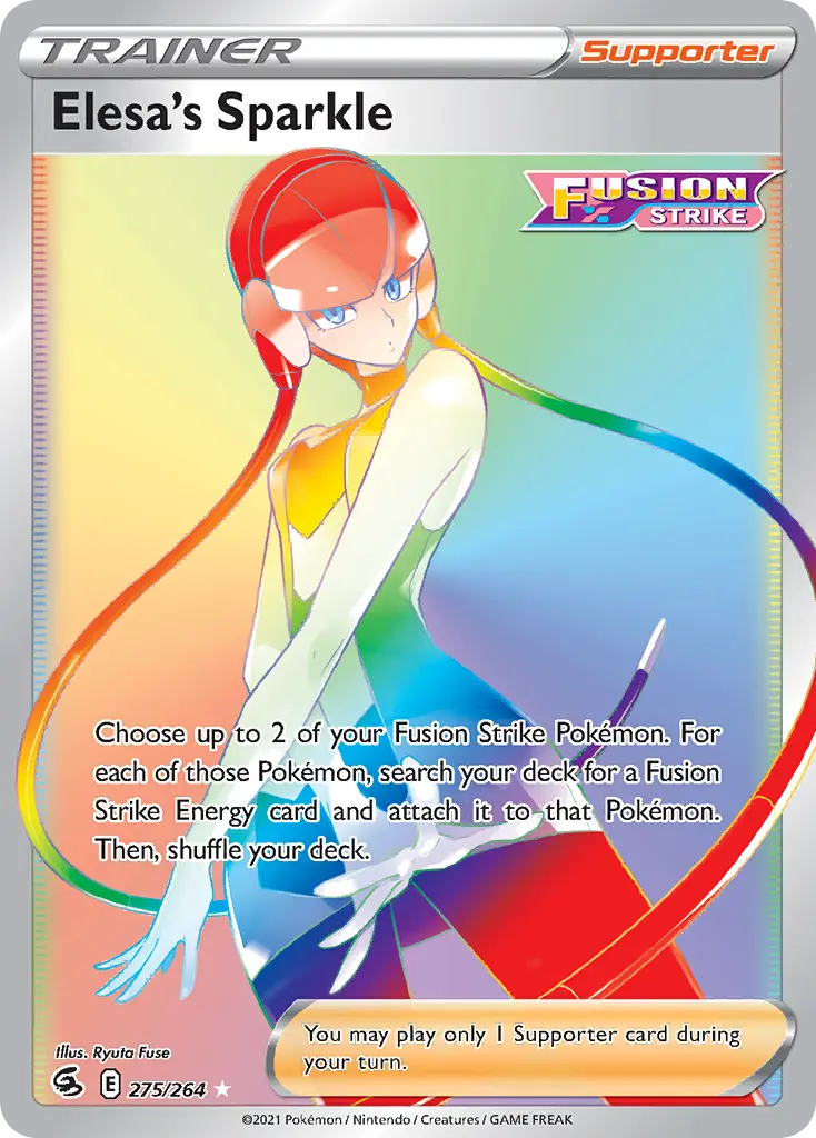 Elesa's Sparkle (Fusion Strike) - Pokémon in TCG Land