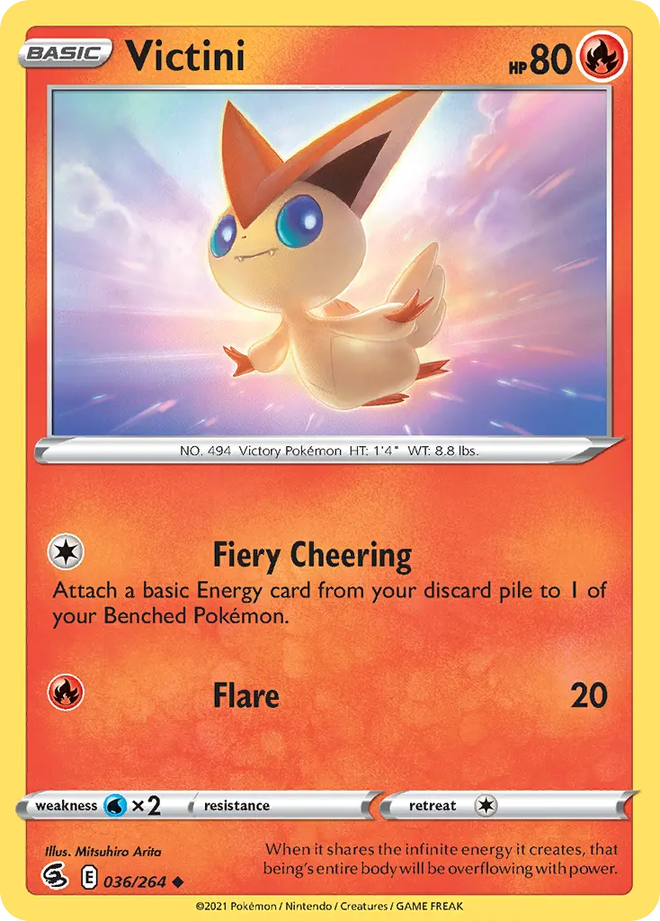 Victini (Fusion Strike) - Pokémon in TCG Land