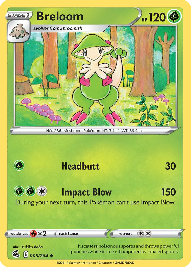 Breloom (Fusion Strike) - Pokémon in TCG Land