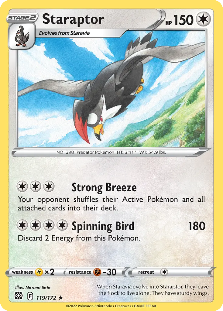 Staraptor (Brilliant Stars) - Pokémon in TCG Land México