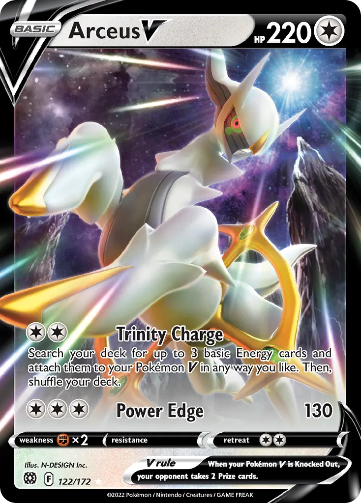 Arceus V (Brilliant Stars) - Pokémon in TCG Land México