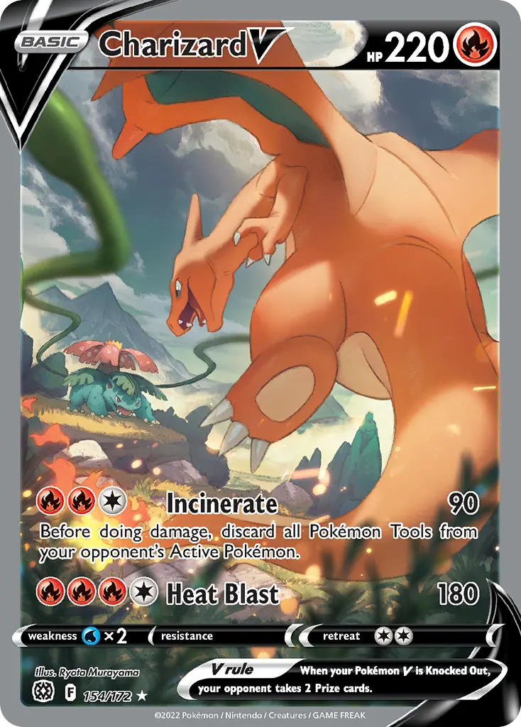 Charizard V (Brilliant Stars) - Pokémon in TCG Land México