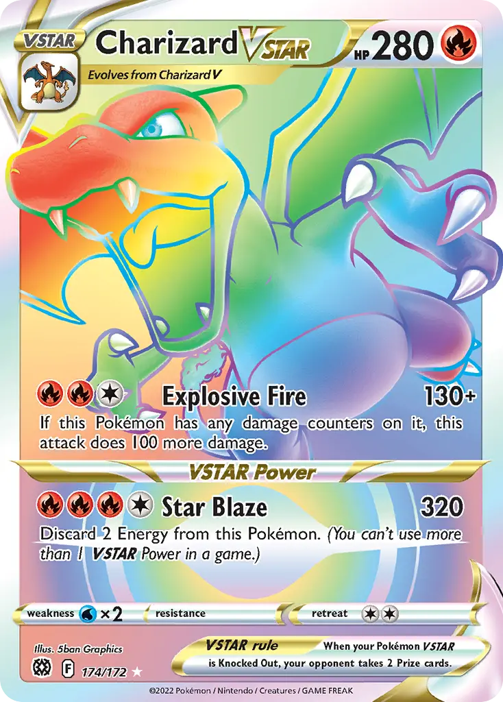 Charizard VSTAR (Brilliant Stars) - Pokémon in TCG Land México