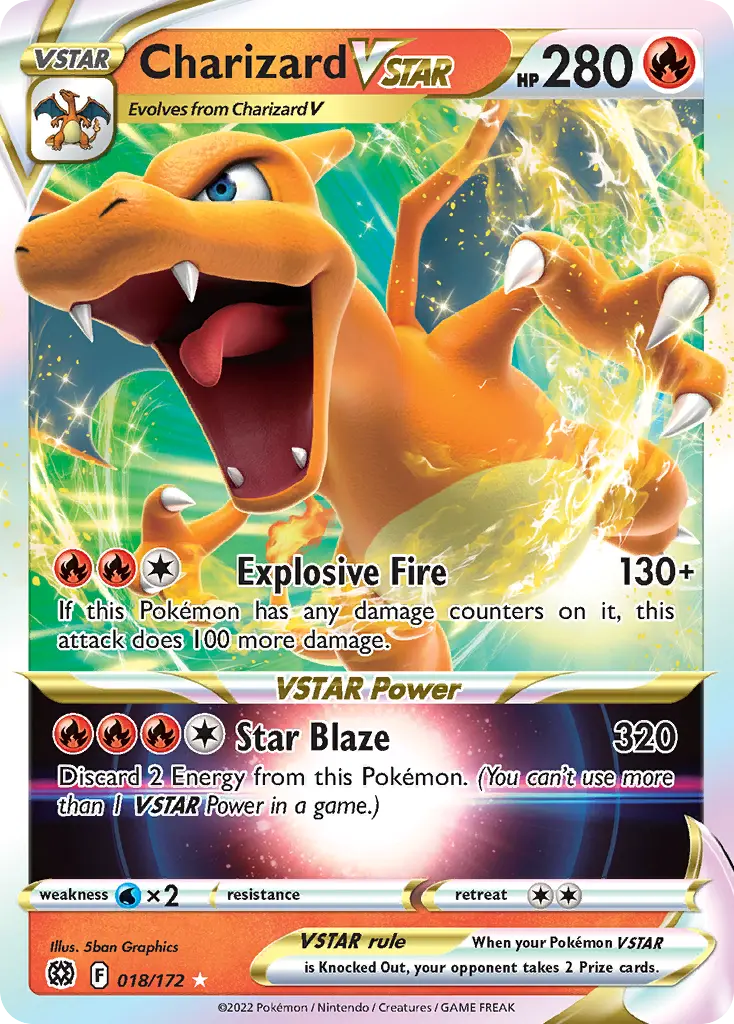 Charizard VSTAR (Brilliant Stars) - Pokémon in TCG Land México