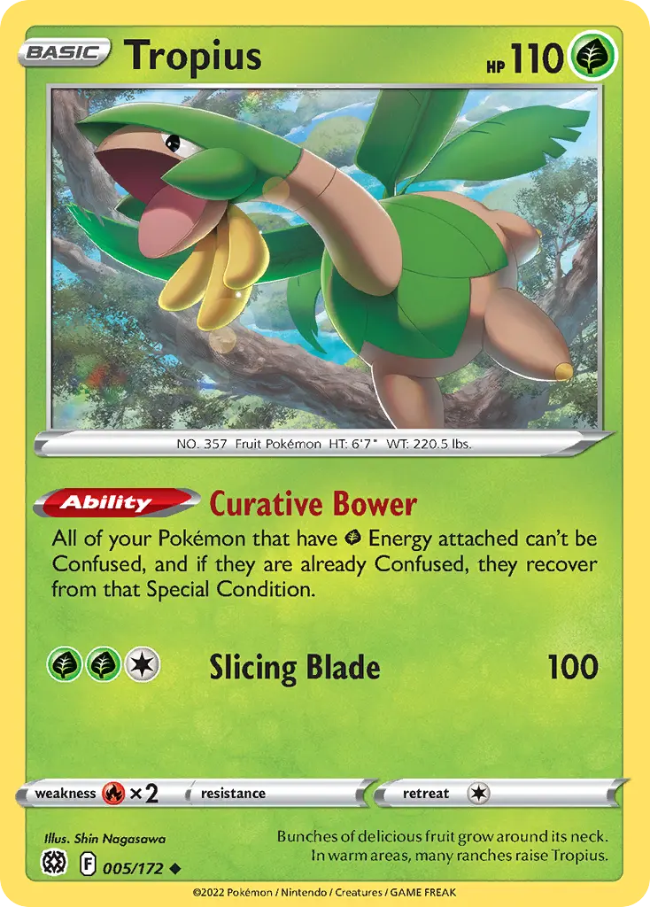Tropius (Brilliant Stars) - Pokémon in TCG Land
