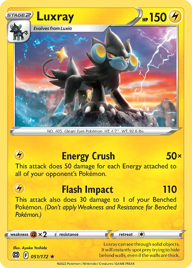 Luxray (Brilliant Stars) - Pokémon in TCG Land México