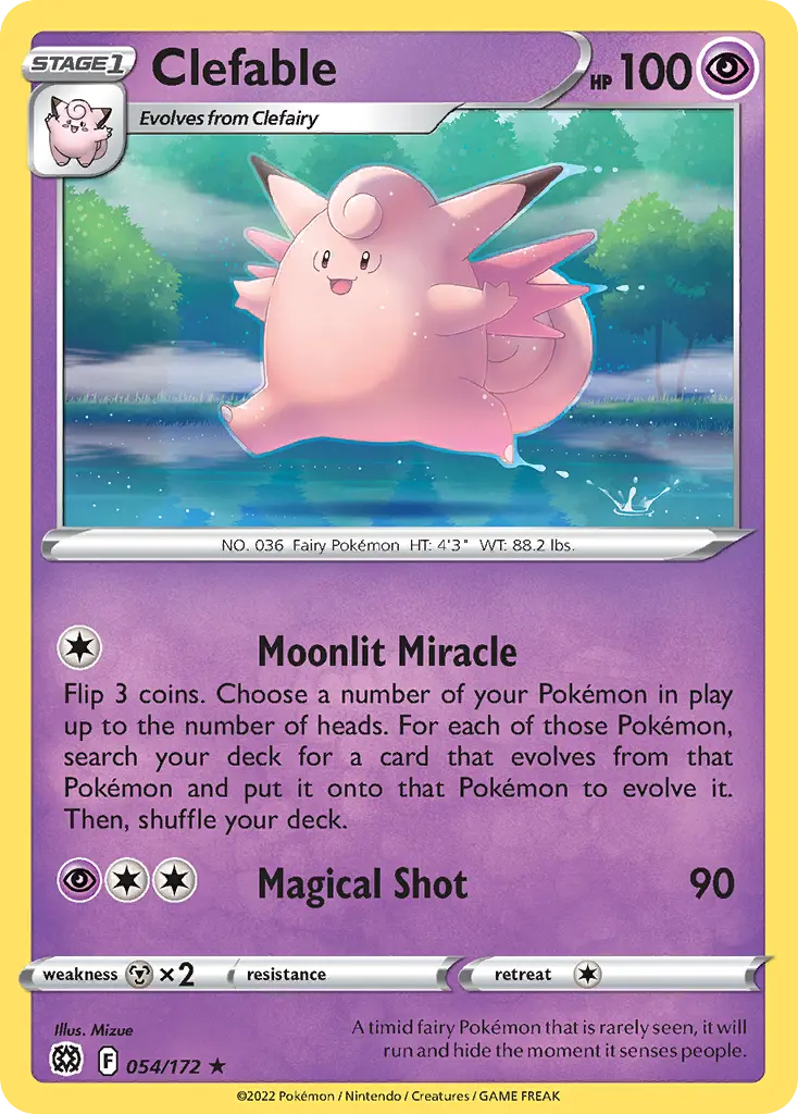 Clefable (Brilliant Stars) - Pokémon in TCG Land