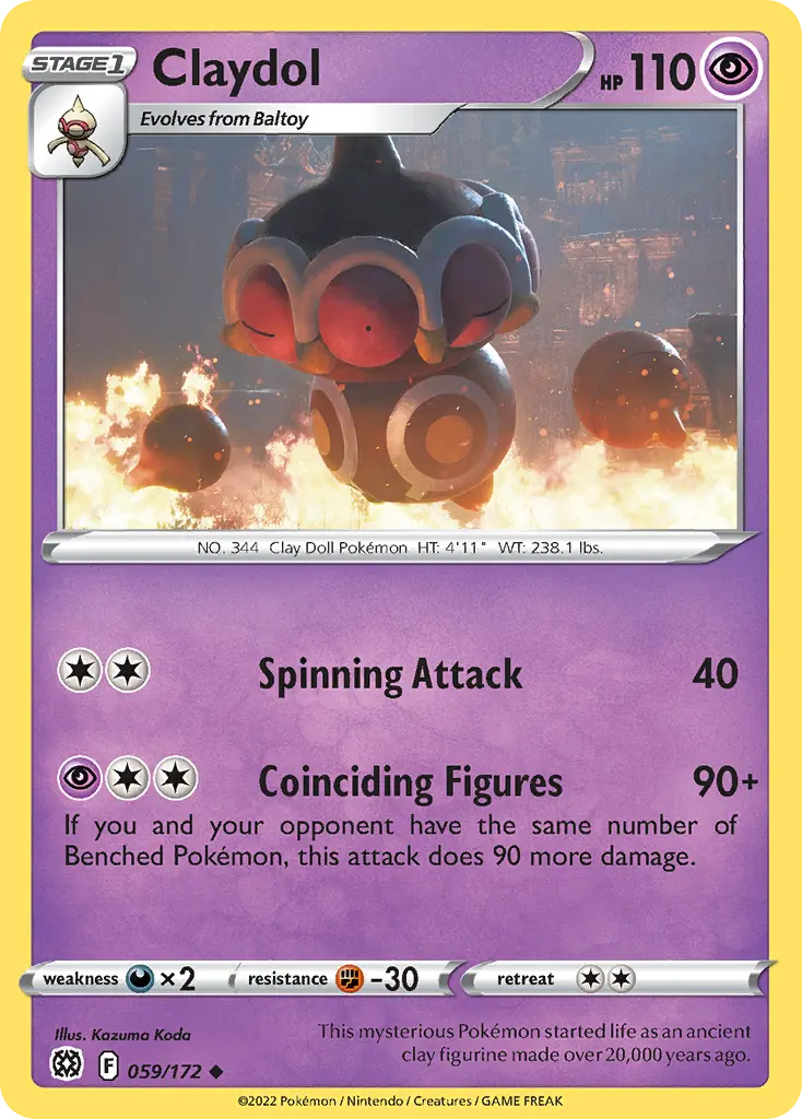 Claydol (Brilliant Stars) - Pokémon in TCG Land México