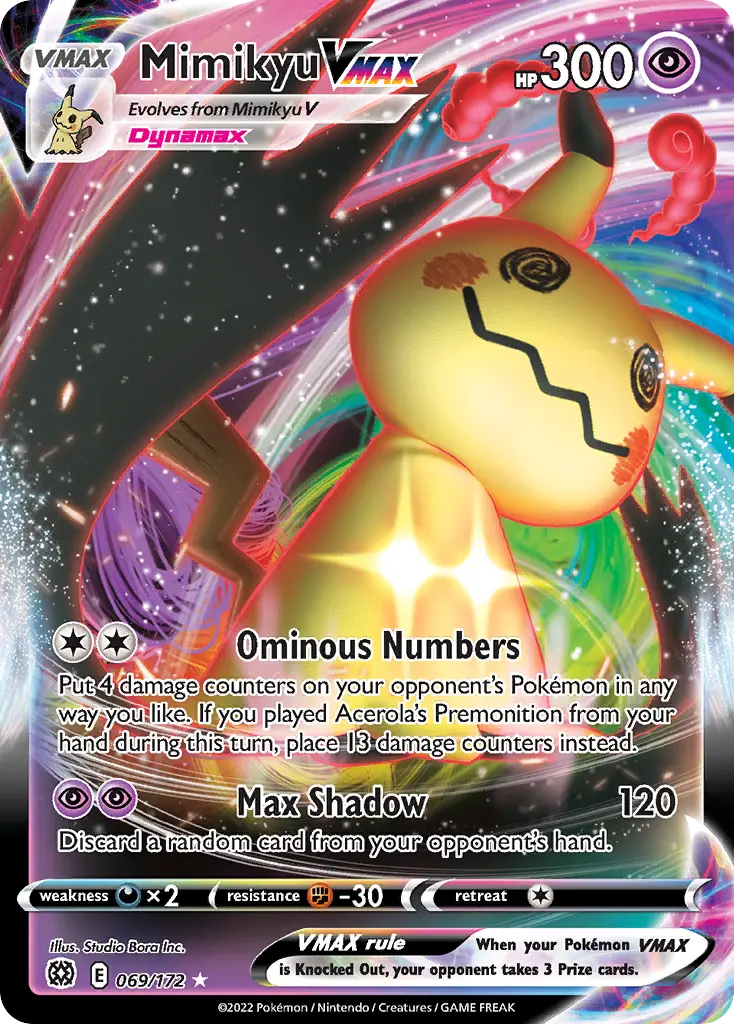 Mimikyu VMAX (Brilliant Stars) - Pokémon in TCG Land México