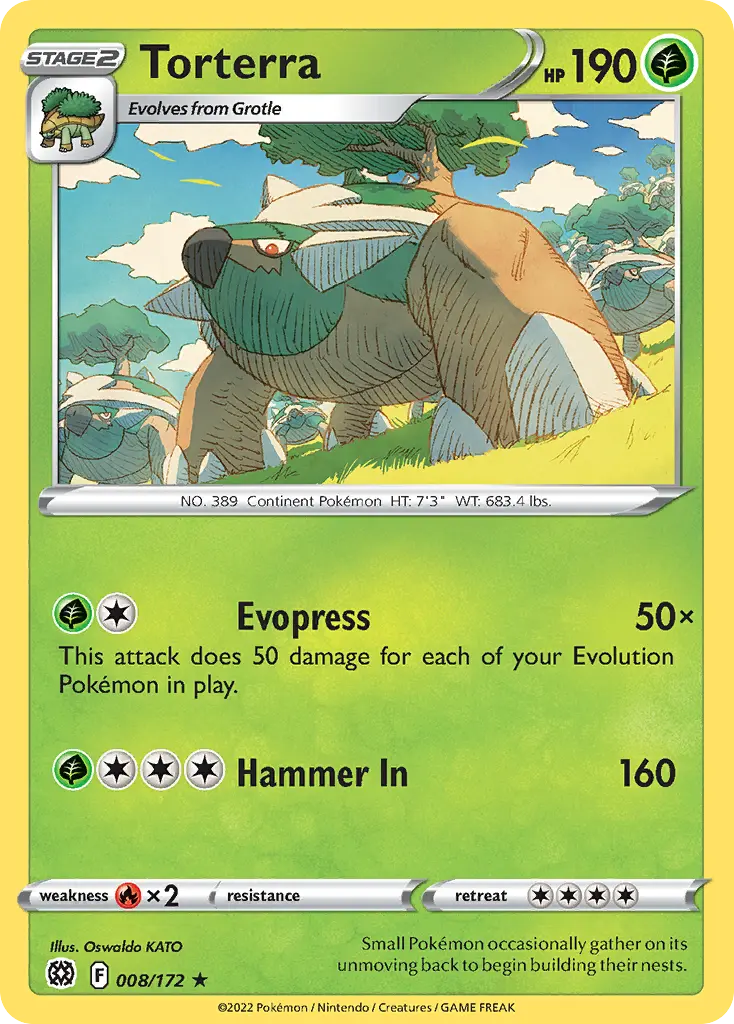 Torterra (Brilliant Stars) - Pokémon in TCG Land México