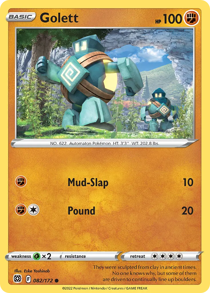 Golett (Brilliant Stars) - Pokémon in TCG Land