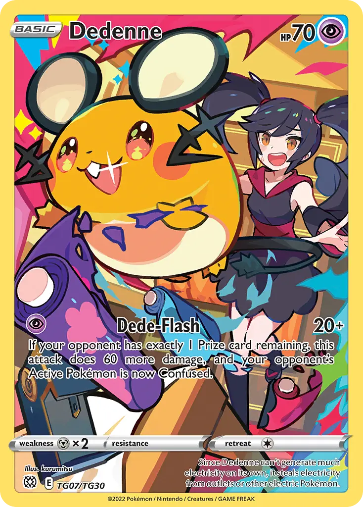 Dedenne (Brilliant Stars Trainer Gallery) - Pokémon in TCG Land México