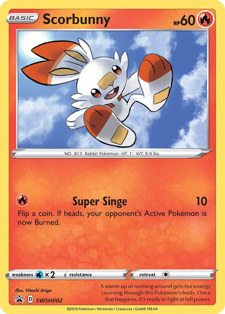 Scorbunny (SWSH Black Star Promos) - Pokémon in TCG Land México