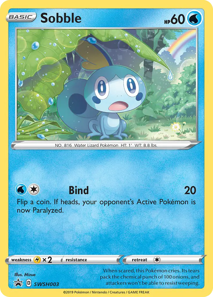 Sobble (SWSH Black Star Promos) - Pokémon in TCG Land México