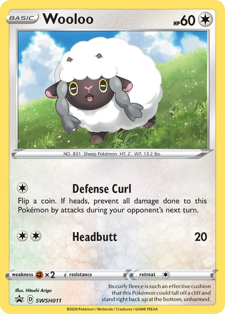 Wooloo (SWSH Black Star Promos) - Pokémon in TCG Land México