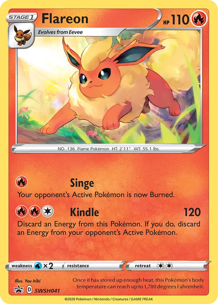 Flareon (SWSH Black Star Promos) - Pokémon in TCG Land México