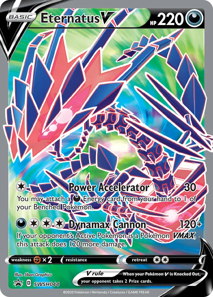 Eternatus V (SWSH Black Star Promos) - Pokémon in TCG Land México