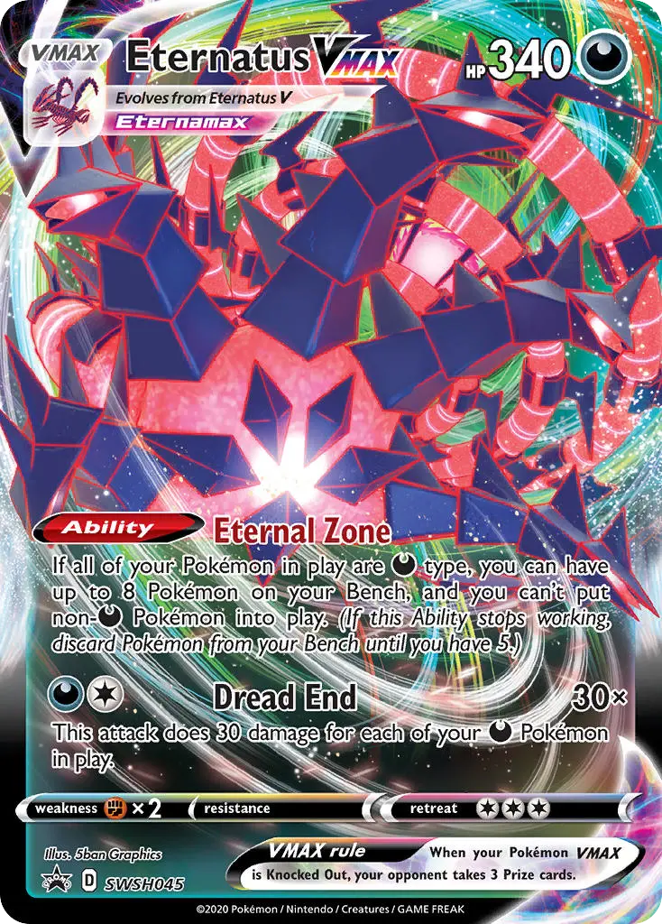 Eternatus VMAX (SWSH Black Star Promos) - Pokémon in TCG Land México