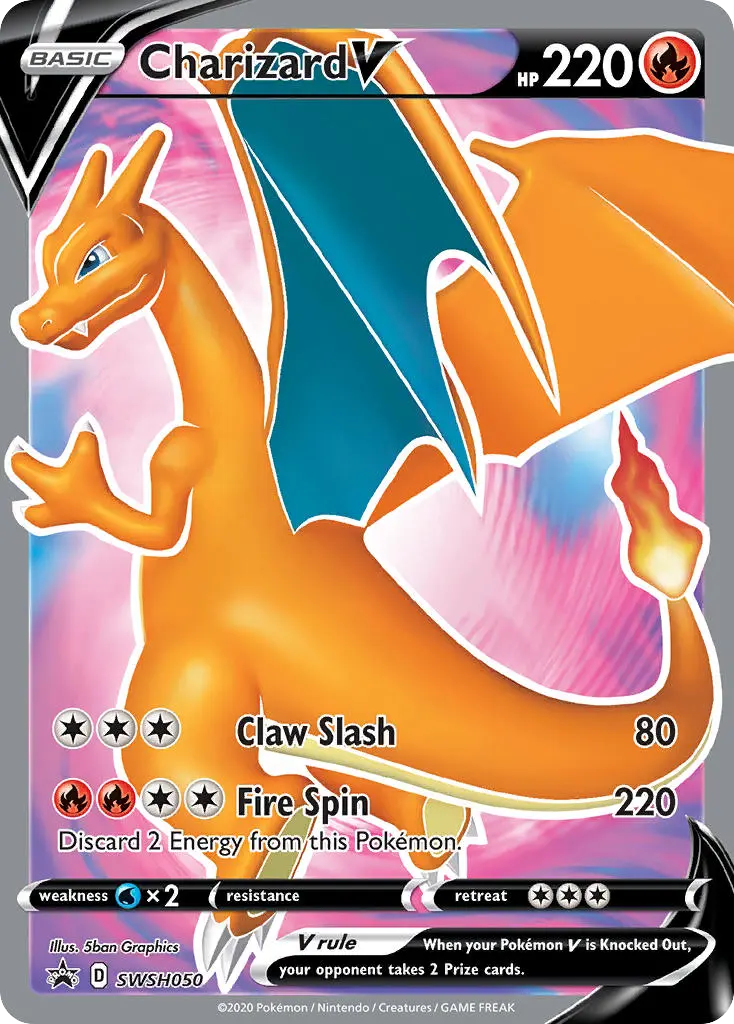 Charizard V (SWSH Black Star Promos) - Pokémon in TCG Land México
