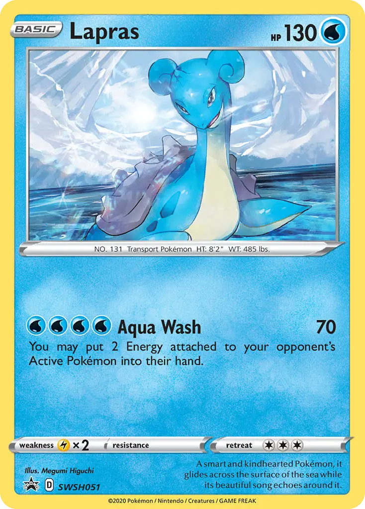 Lapras (SWSH Black Star Promos) - Pokémon in TCG Land México