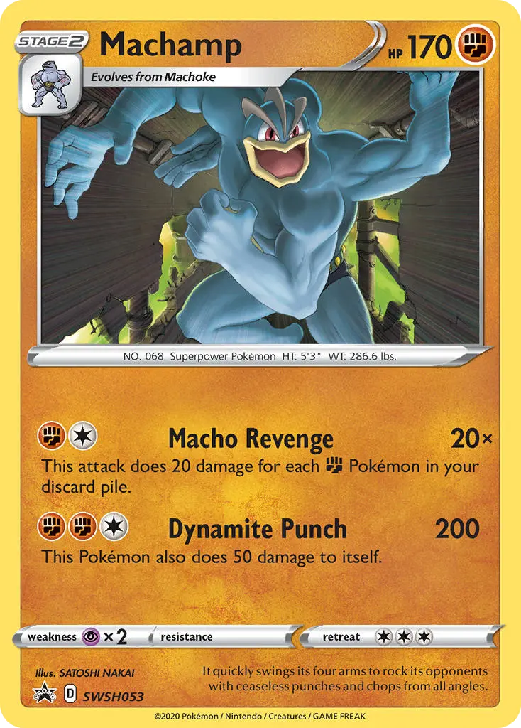 Machamp (SWSH Black Star Promos) - Pokémon in TCG Land México