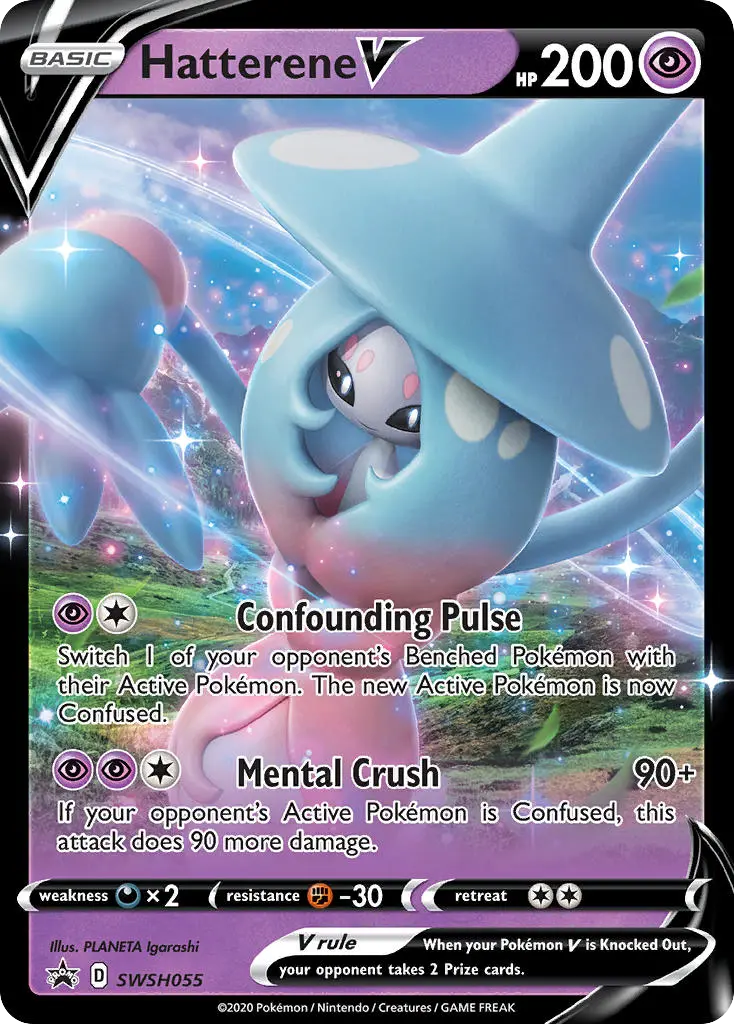 Hatterene V (SWSH Black Star Promos) - Pokémon in TCG Land México