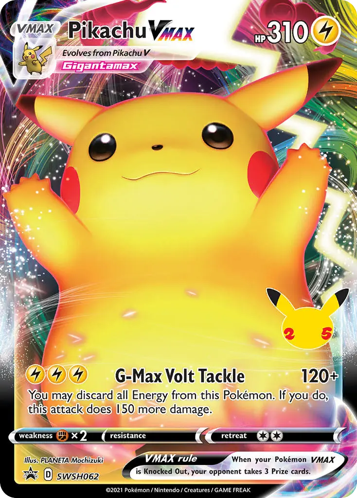 Pikachu VMAX (SWSH Black Star Promos) - Pokémon in TCG Land México