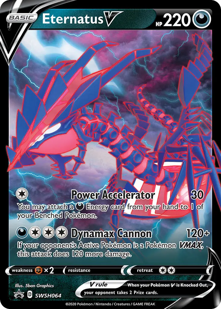 Eternatus V (SWSH Black Star Promos) - Pokémon in TCG Land México