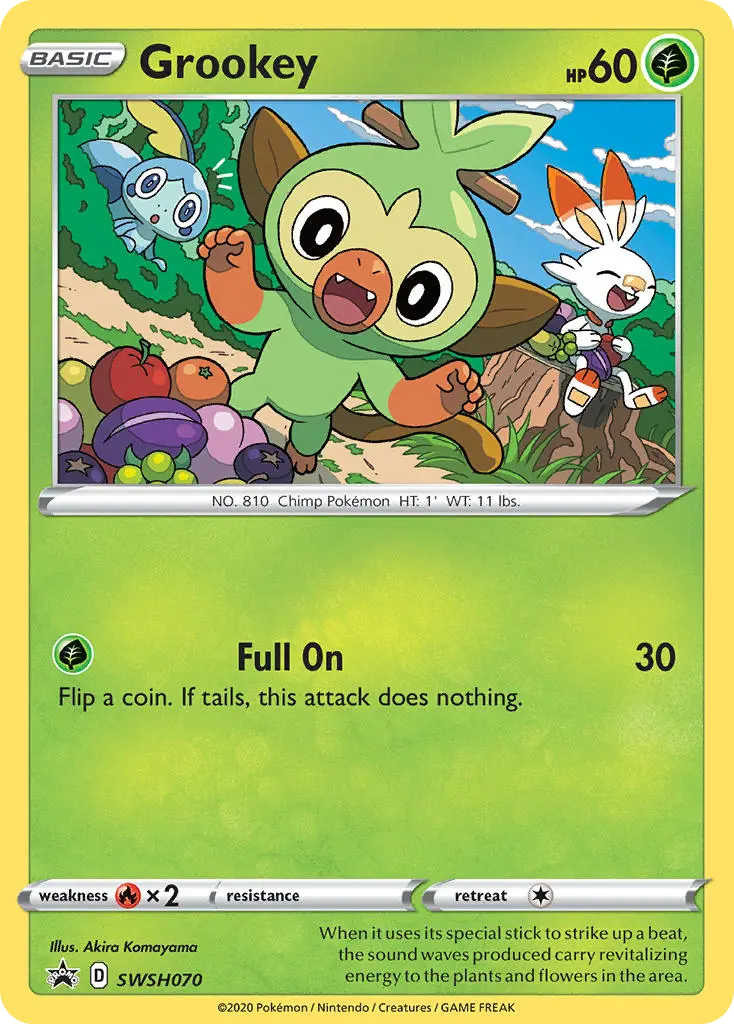 Grookey (SWSH Black Star Promos) - Pokémon in TCG Land México