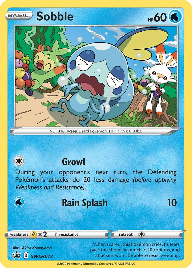 Sobble (SWSH Black Star Promos) - Pokémon in TCG Land México