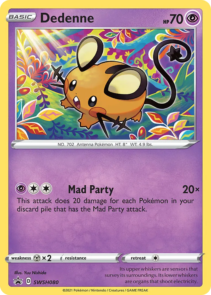 Dedenne (SWSH Black Star Promos) - Pokémon in TCG Land México