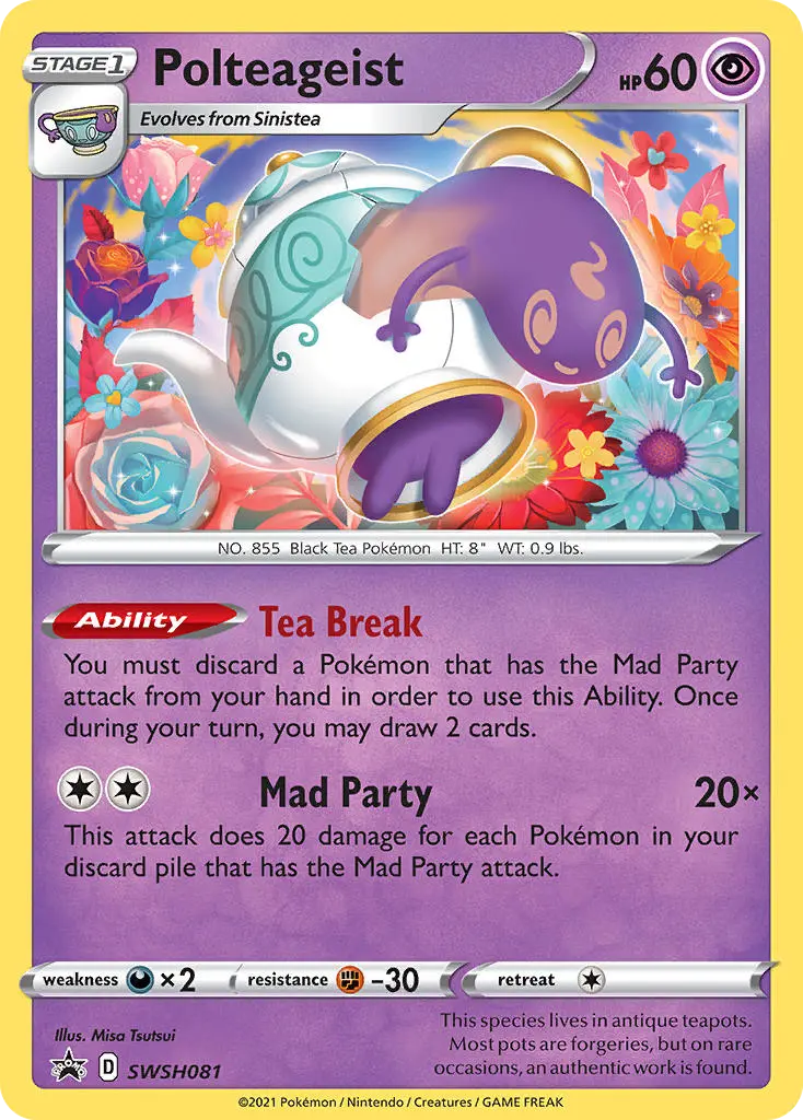 Polteageist (SWSH Black Star Promos) - Pokémon in TCG Land México