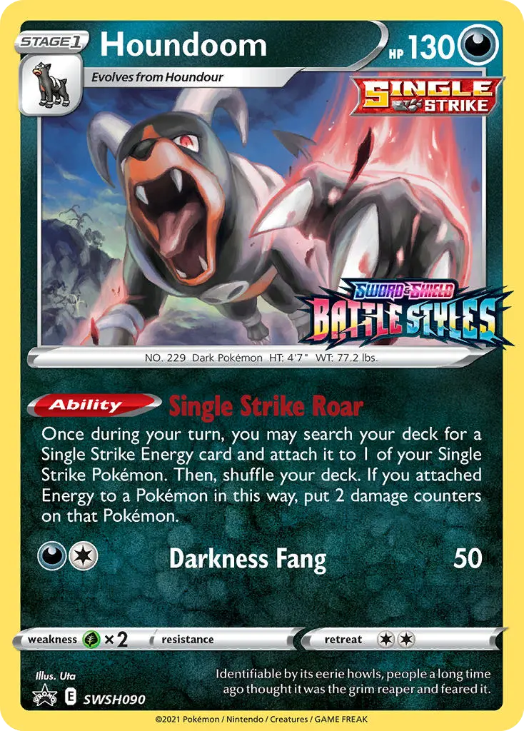 Houndoom (SWSH Black Star Promos) - Pokémon in TCG Land México