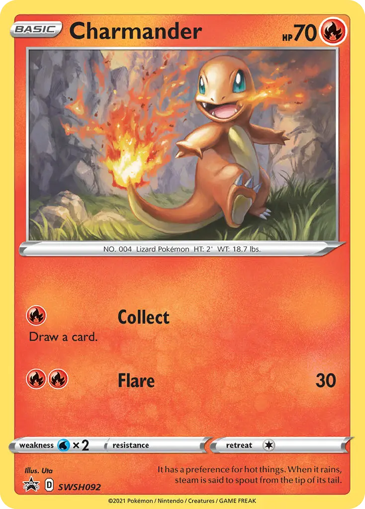 Charmander (SWSH Black Star Promos) - Pokémon in TCG Land México