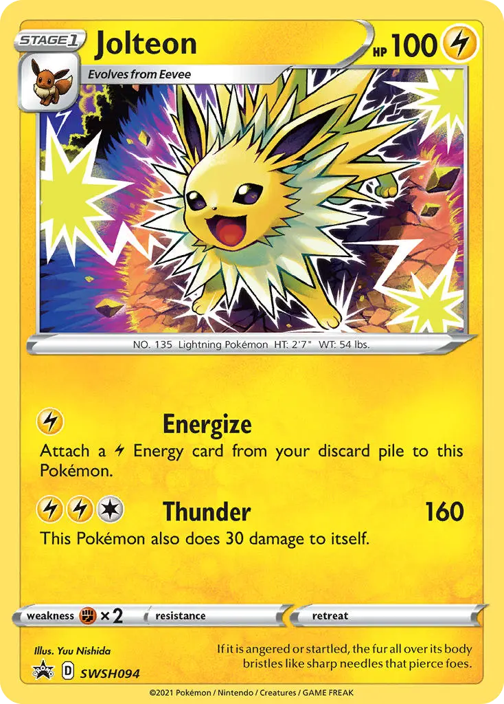 Jolteon (SWSH Black Star Promos) - Pokémon in TCG Land México