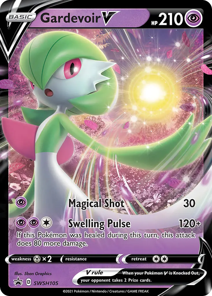 Gardevoir V (SWSH Black Star Promos) - Pokémon in TCG Land México