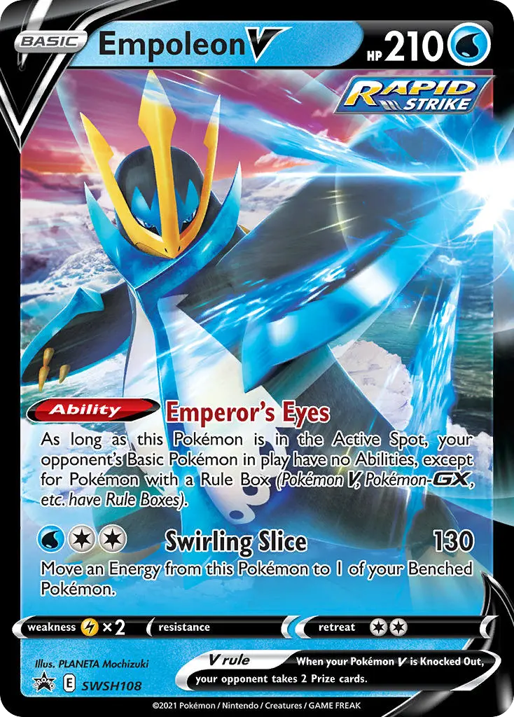 Empoleon V (SWSH Black Star Promos) - Pokémon in TCG Land México