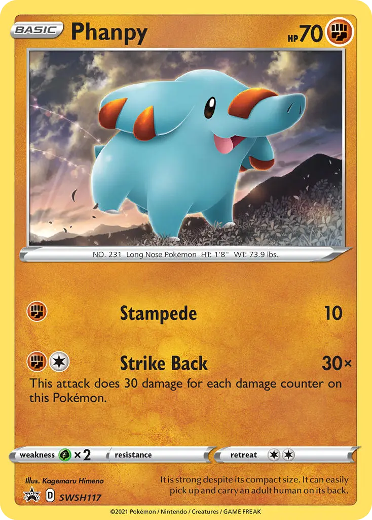 Phanpy (SWSH Black Star Promos) - Pokémon in TCG Land México