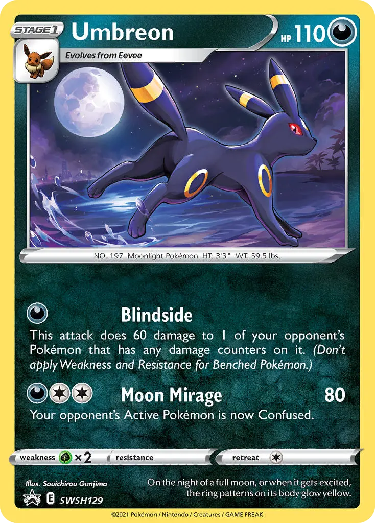 Umbreon (SWSH Black Star Promos) - Pokémon in TCG Land México