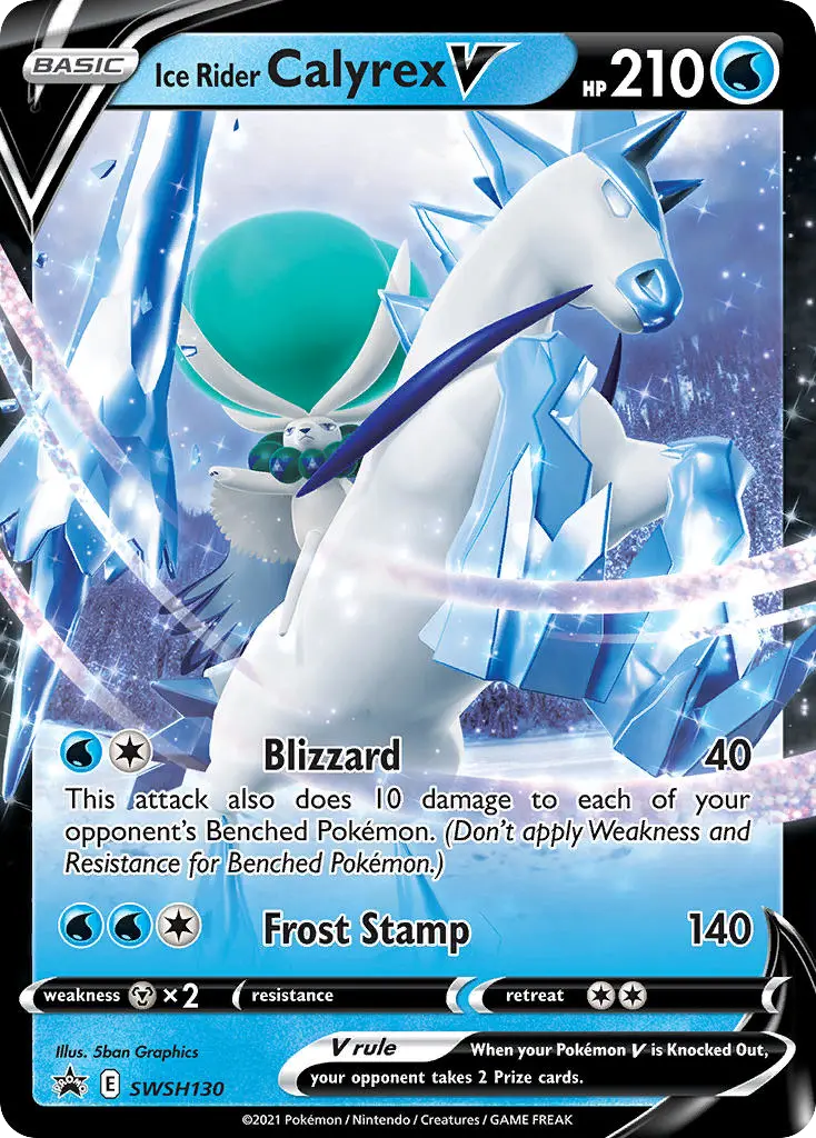 Ice Rider Calyrex V (SWSH Black Star Promos) - Pokémon in TCG Land México