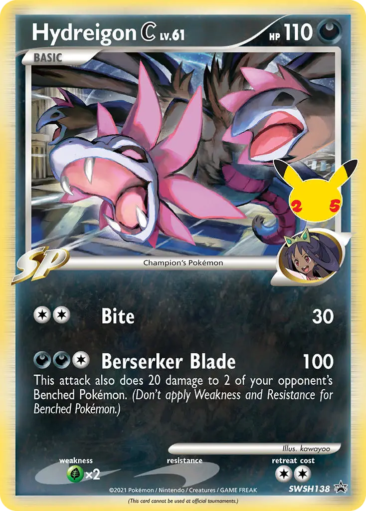 Hydreigon C (SWSH Black Star Promos) - Pokémon in TCG Land México