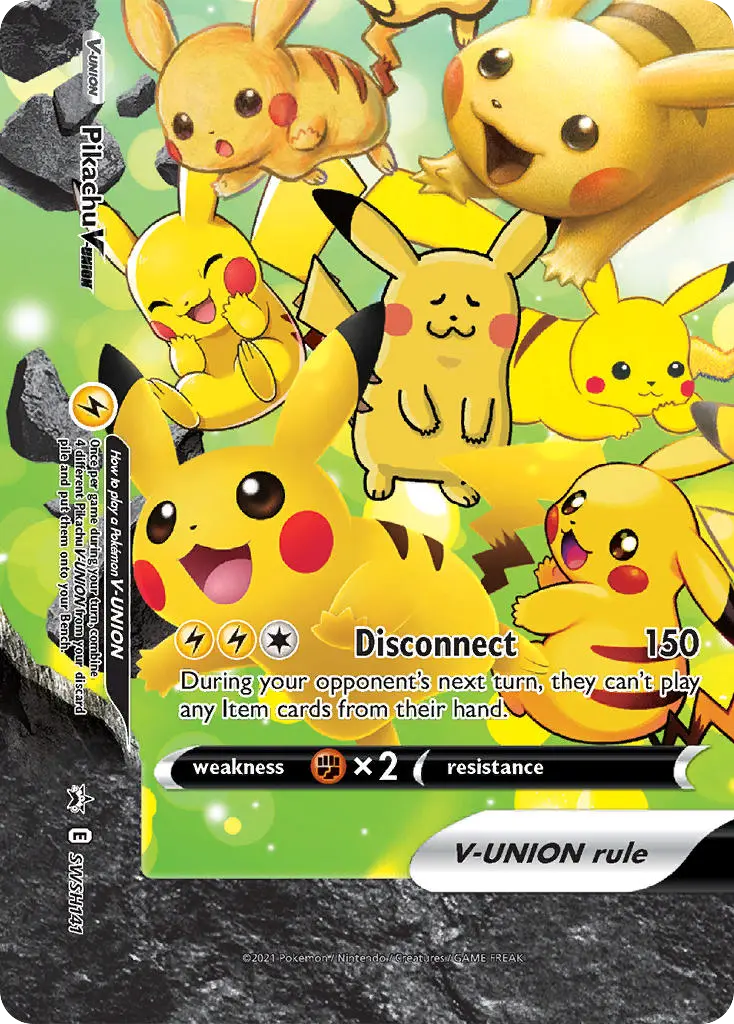 Pikachu V-UNION (SWSH Black Star Promos) - Pokémon in TCG Land México