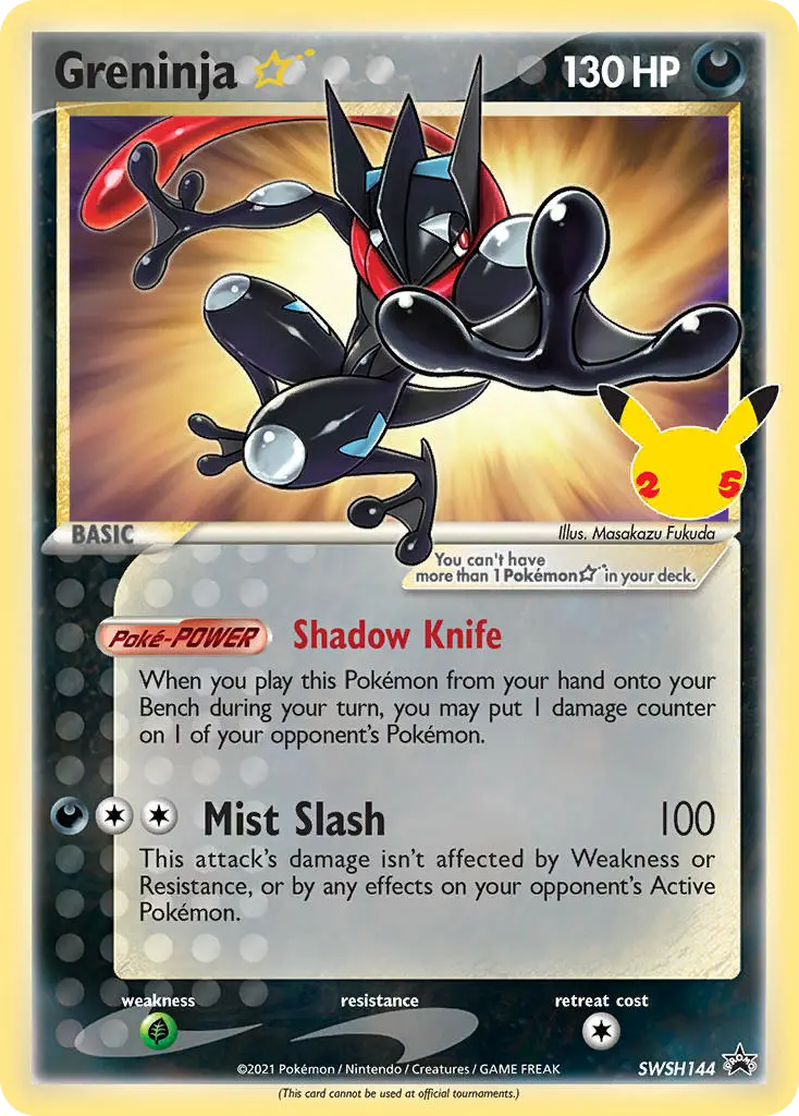Greninja ★ (SWSH Black Star Promos) - Pokémon in TCG Land México