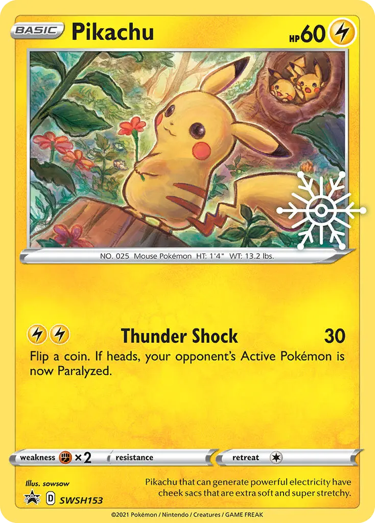 Pikachu (SWSH Black Star Promos) - Pokémon in TCG Land México