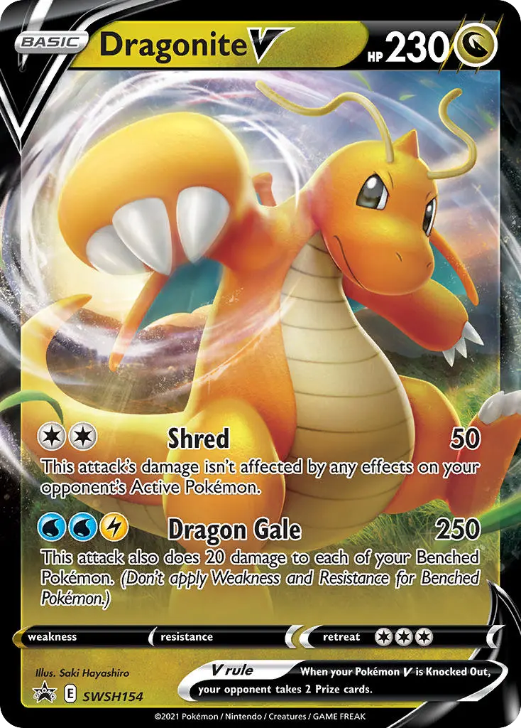 Dragonite V (SWSH Black Star Promos) - Pokémon in TCG Land México