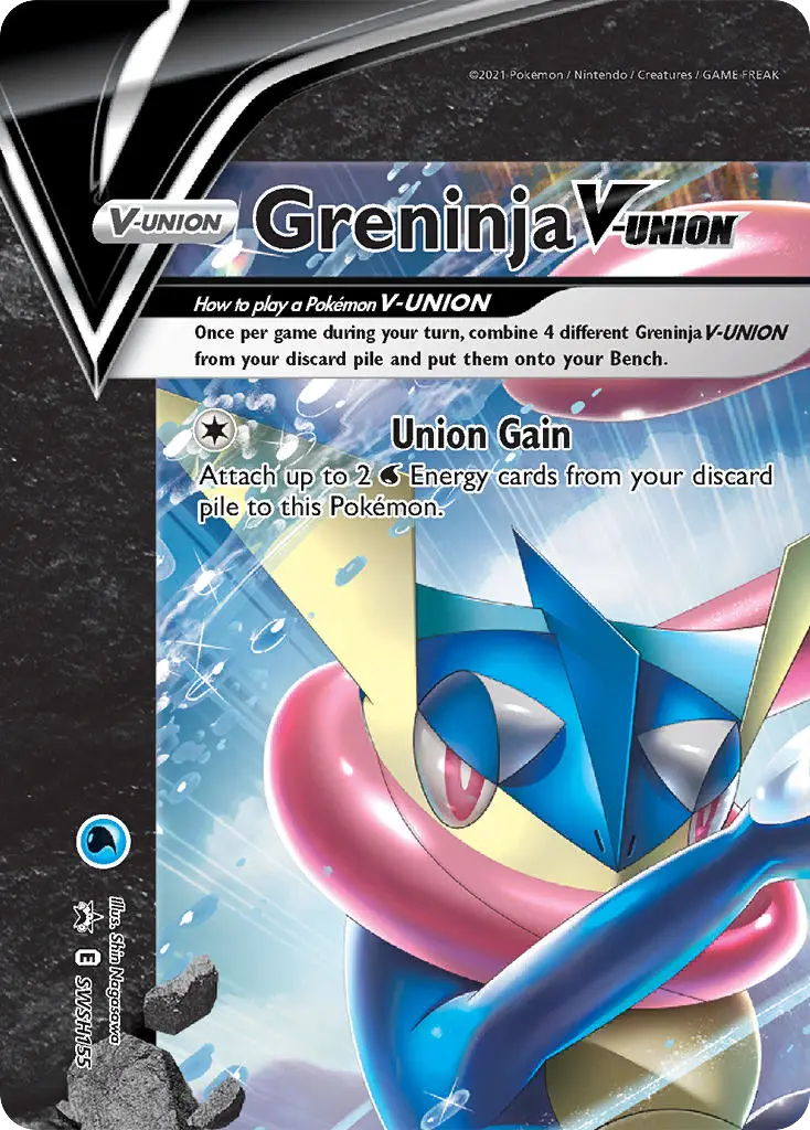 Greninja V-UNION (SWSH Black Star Promos) - Pokémon in TCG Land México