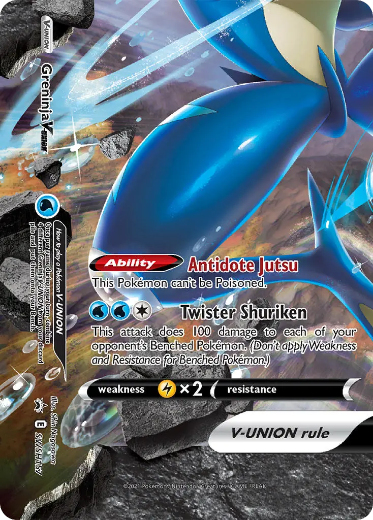 Greninja V-UNION (SWSH Black Star Promos) - Pokémon in TCG Land México