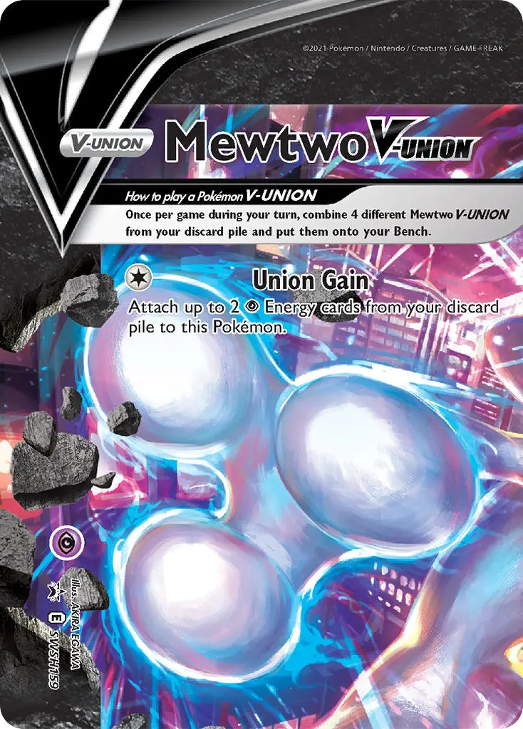 Mewtwo V-UNION (SWSH Black Star Promos) - Pokémon in TCG Land México