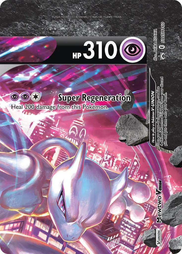 Mewtwo V-UNION (SWSH Black Star Promos) - Pokémon in TCG Land México